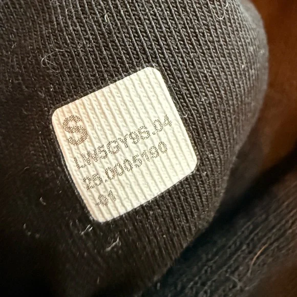 Lululemon Tall Scuba Mid Rise Pants Tall Small S Black Sweats Wide Leg - Picture 7 of 8